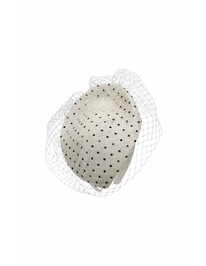 Willow Fascinator in Ivory White image 5