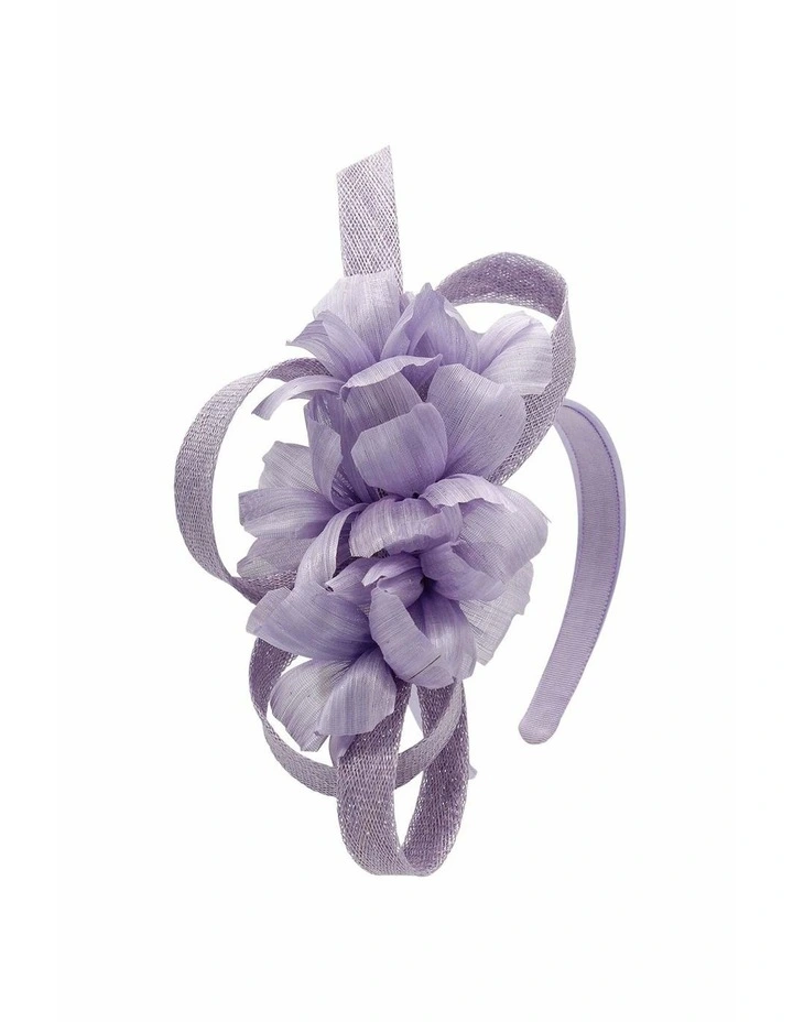 Wrenn Fascinator in Lilac Purple image 2