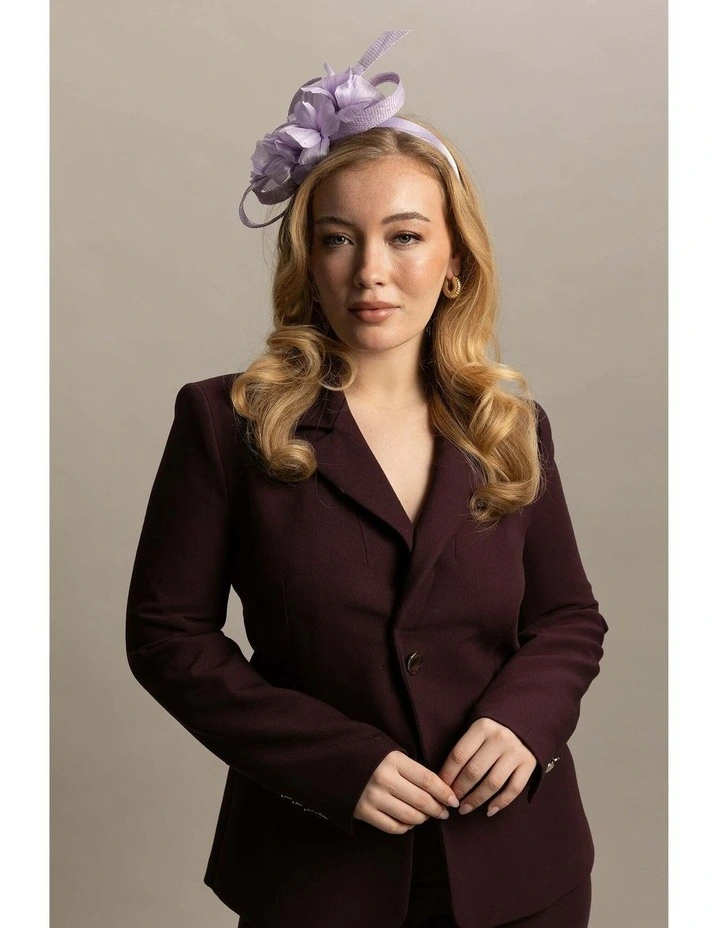 Wrenn Fascinator in Lilac Purple image 3