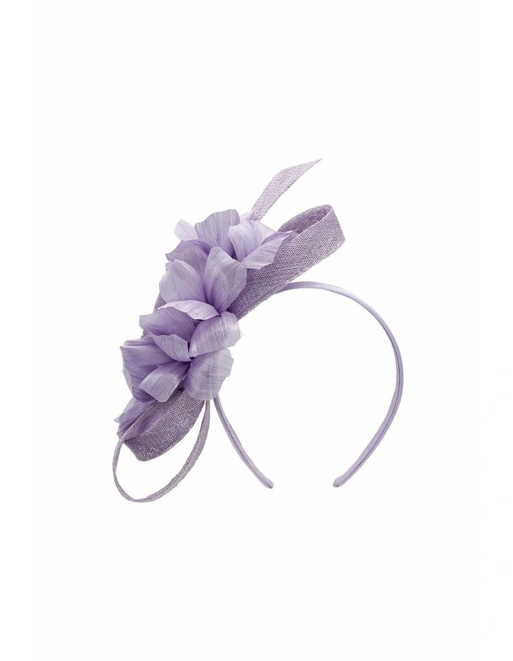 Wrenn Fascinator in Lilac Purple image 4