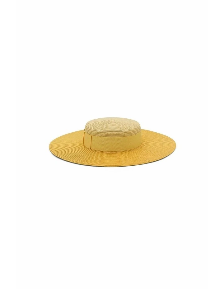 Domino Racewear Boater in Yellow image 4