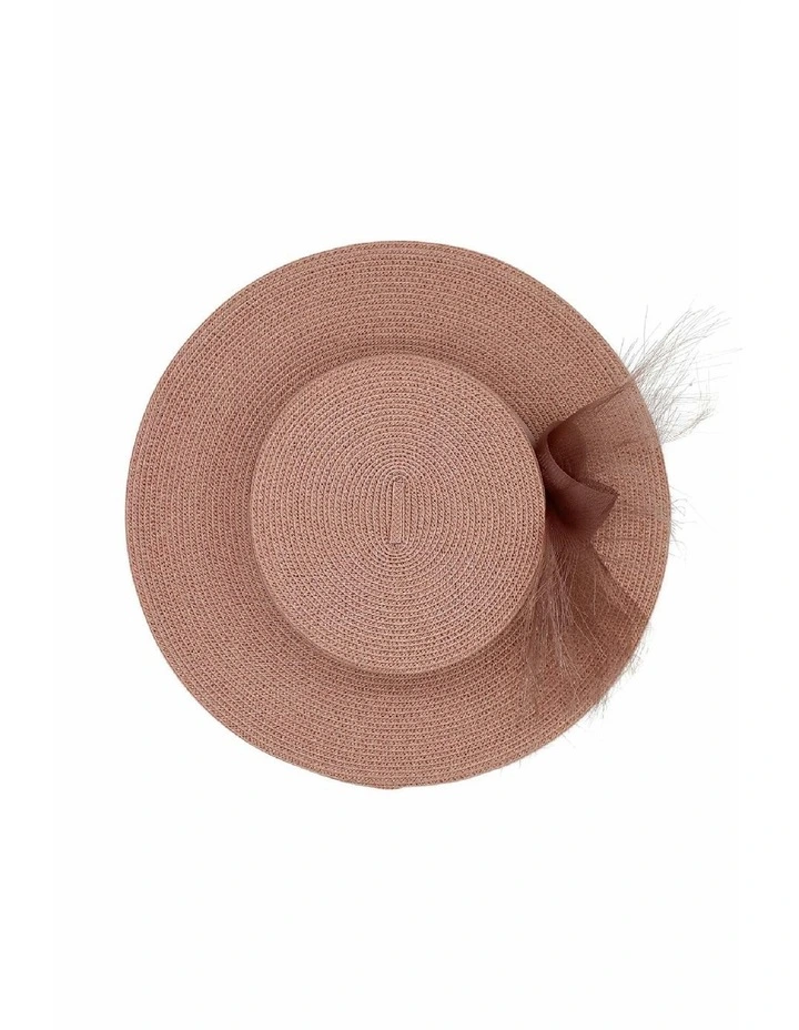 Nala Racewear Boater in Blush Pink image 7