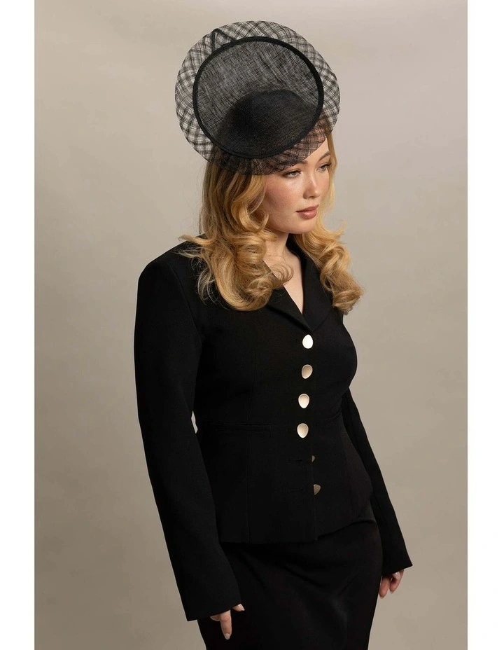 Kate Fascinator in Black image 1