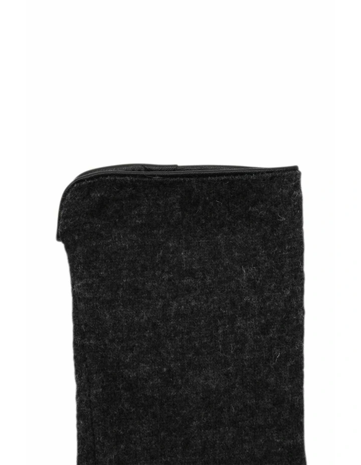 Valentina Wool Blend Gloves in Grey image 5