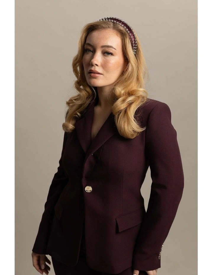 Raleigh Headband in Purple image 3