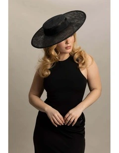 Alissa Racewear Boater in Black