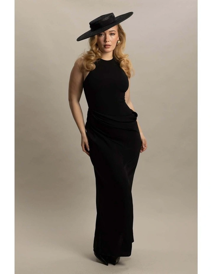 Alissa Racewear Boater in Black image 2