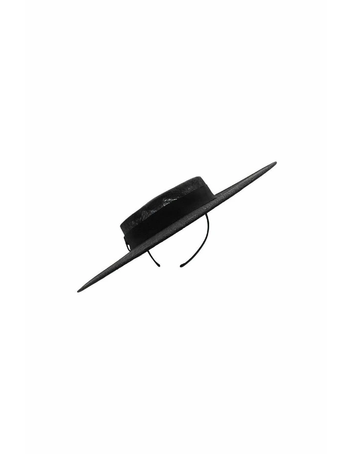 Alissa Racewear Boater in Black image 3