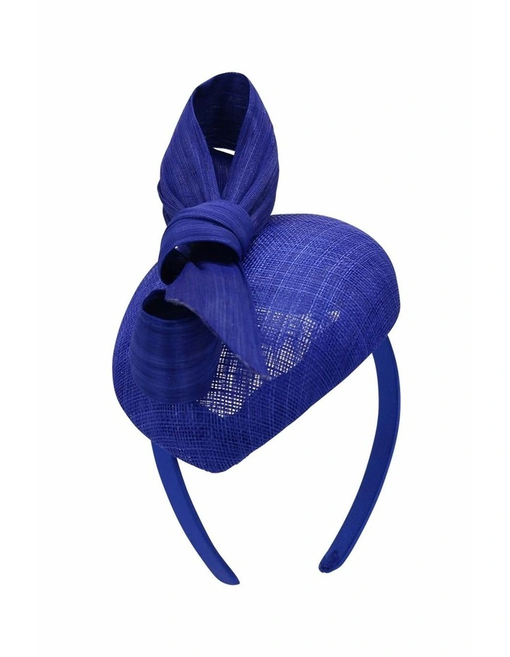 Rosie Fascinator in Cobalt Blue image 2