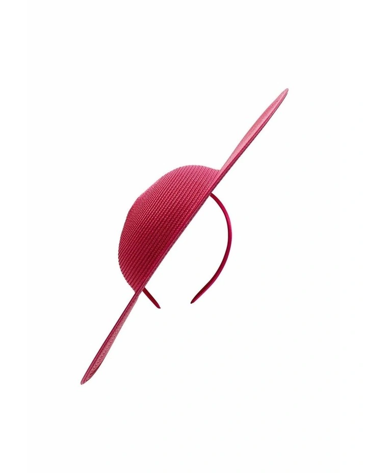 Mona Racewear Plate Hat in Magenta Pink image 3