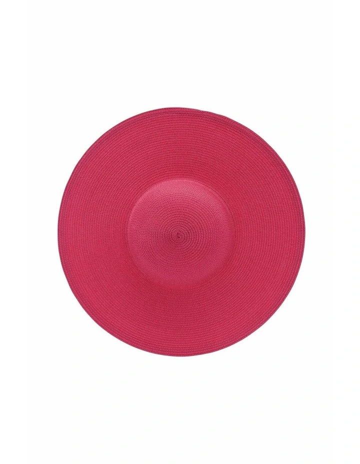 Mona Racewear Plate Hat in Magenta Pink image 6