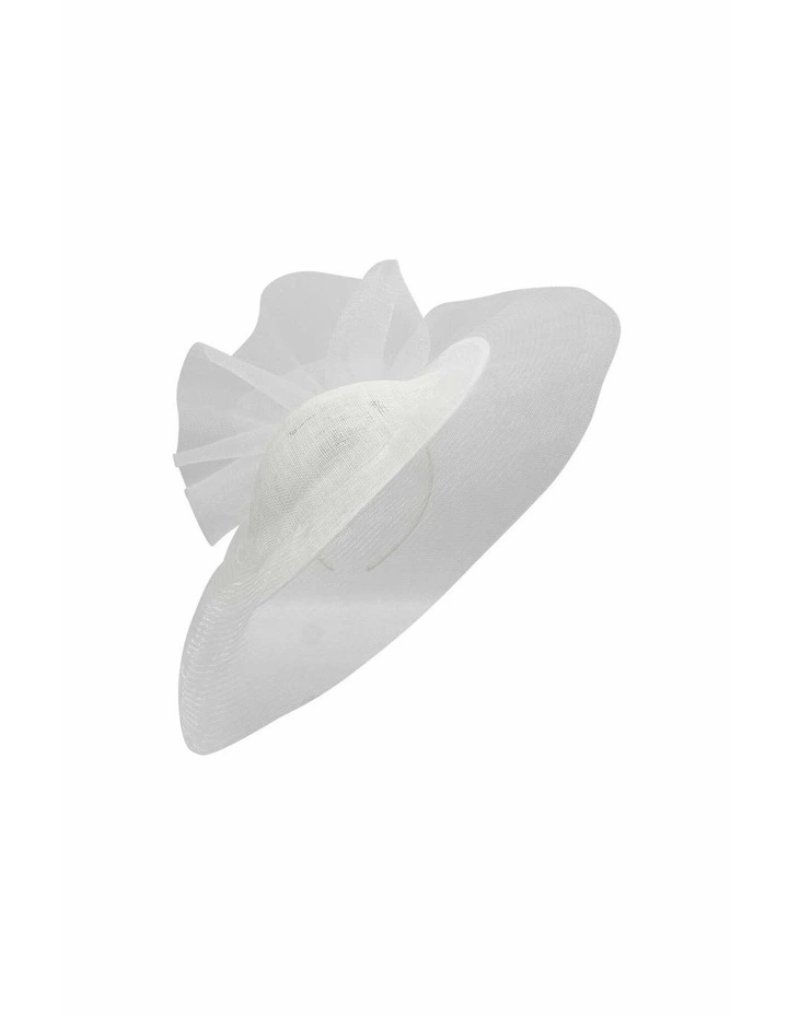 Julia Fascinator in White image 2