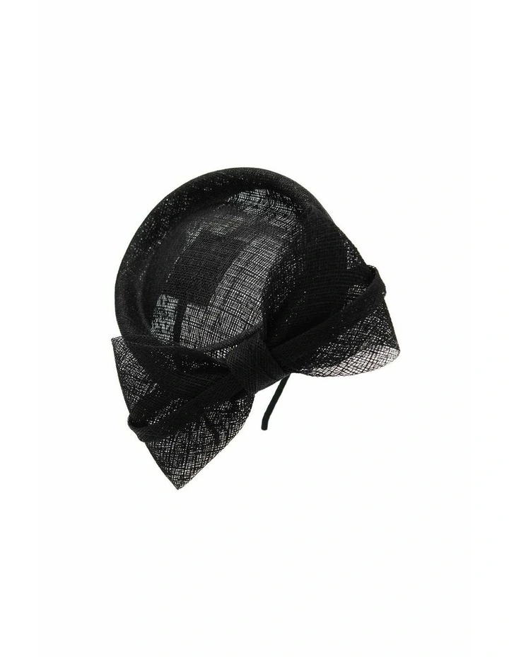 Juliet Fascinator in Black image 5