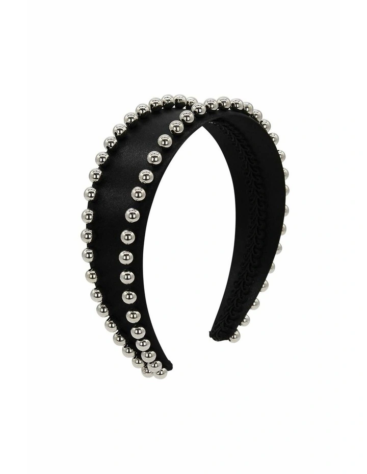 Raleigh Headband in Black image 2