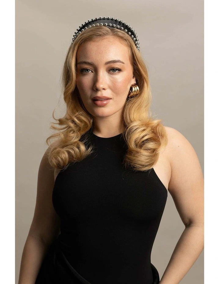 Raleigh Headband in Black image 3