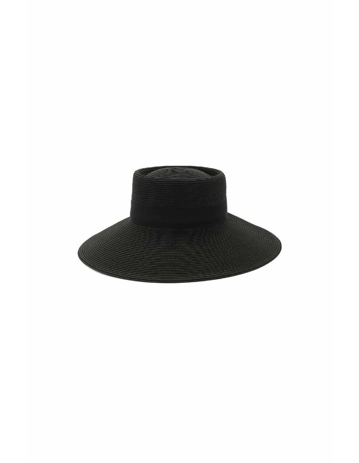 Rhoda Racewear Droop Hat in Black image 3