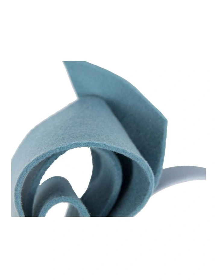 Petrol blue felt bow fascinator by Max Alexander J435BL image 2