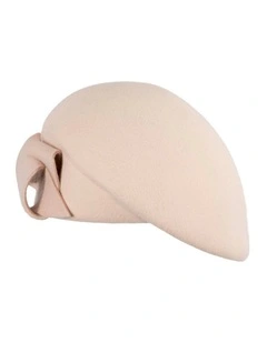 Nude felt beret hat by Max Alexander J432NU