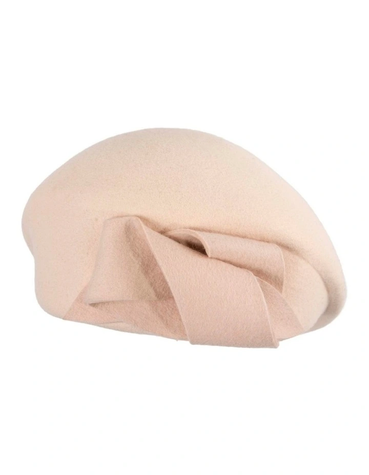 Nude felt beret hat by Max Alexander J432NU image 3