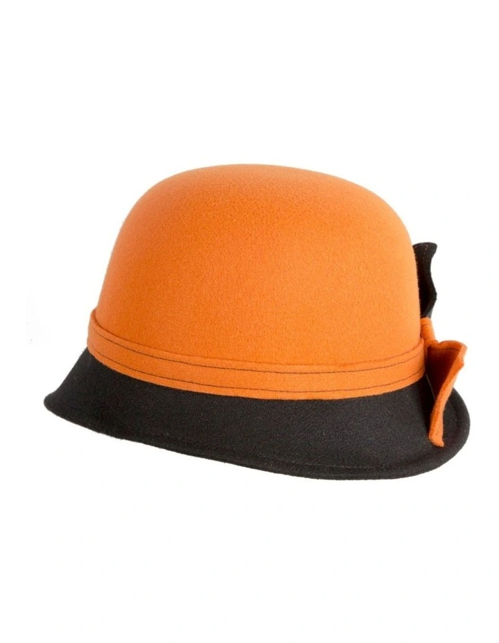 Orange & Black Winter Fashion Hat by Max Alexander J454ORB image 5