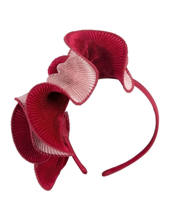 Pink & Wine racing fascinator by Max Alexander J442PIW image 3
