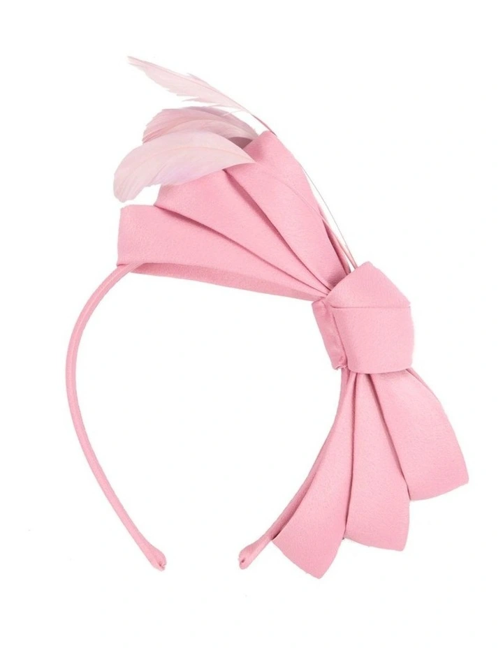 Pink bow racing fascinator by Max Alexander J444 J444PI image 3