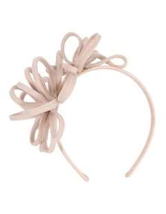 Sand felt winter fascinator by Max Alexander J445SND