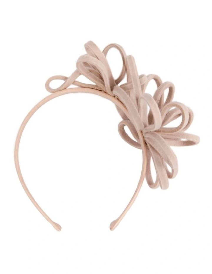 Sand felt winter fascinator by Max Alexander J445SND image 3