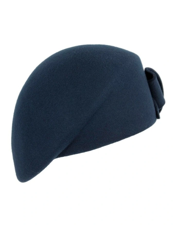 Navy felt beret hat by Max Alexander J432N image 2