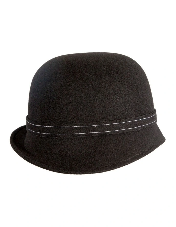 Black Winter Fashion Hat by Max Alexander J454B image 2