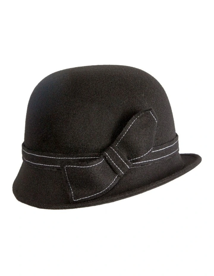 Black Winter Fashion Hat by Max Alexander J454B image 3