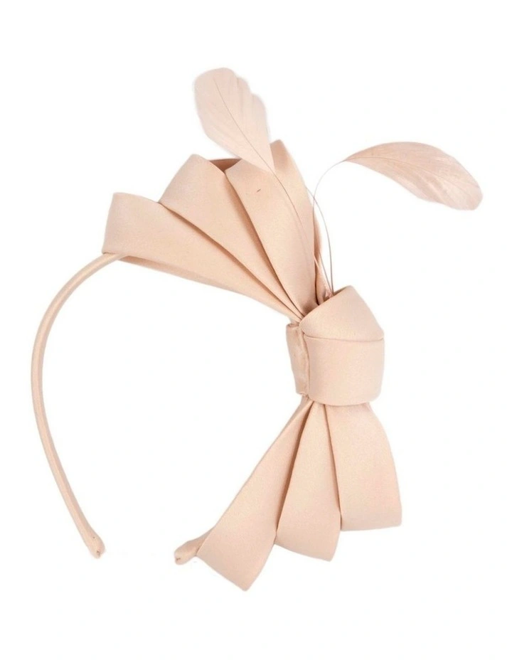 Nude bow racing fascinator by Max Alexander J444 J444NU image 3