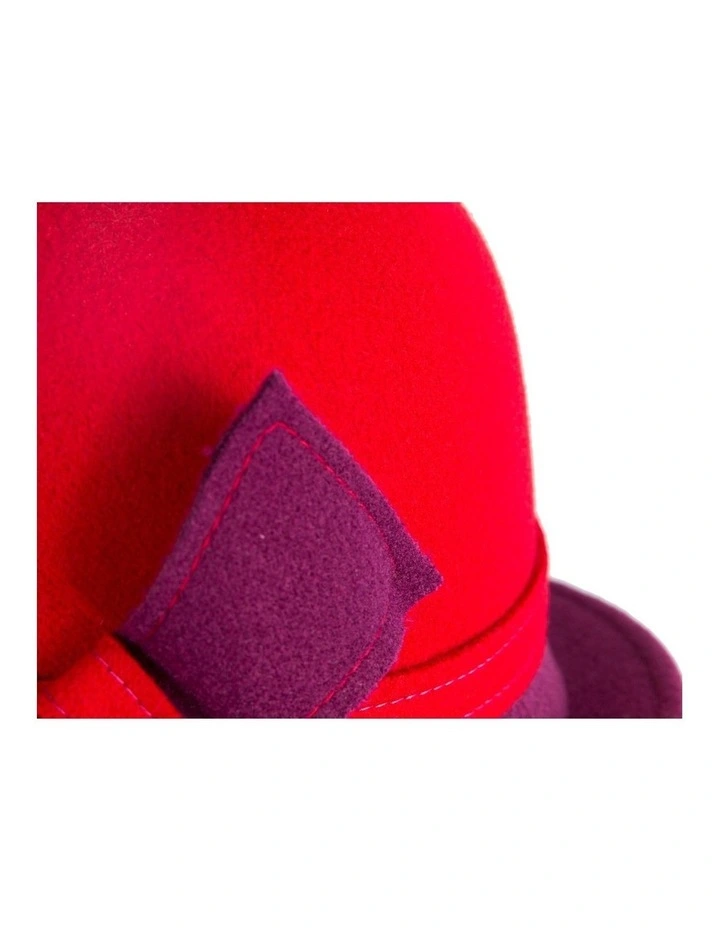 Red & Wine Winter Fashion Hat by Max Alexander J454RW image 4
