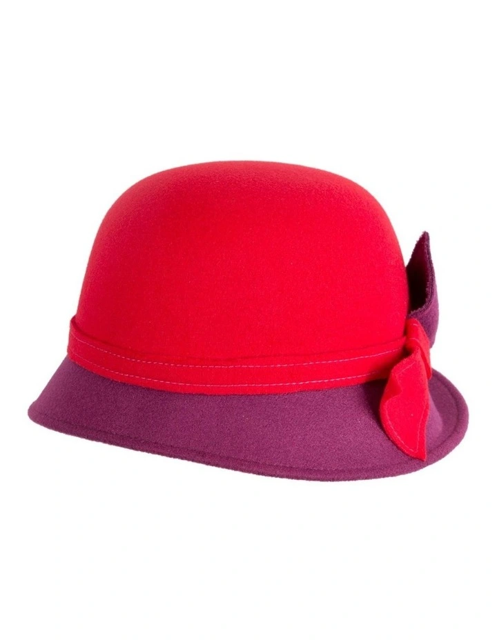 Red & Wine Winter Fashion Hat by Max Alexander J454RW image 5