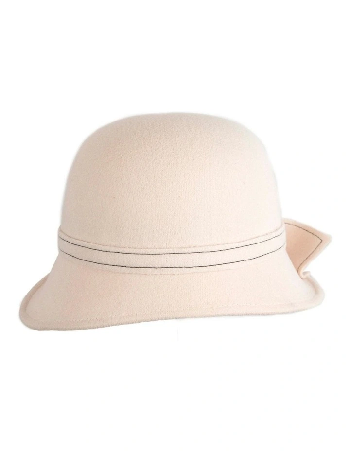 Cream Winter Fashion Hat by Max Alexander J454C image 2