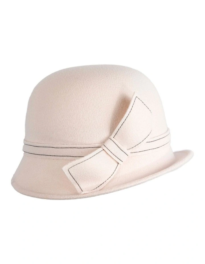 Cream Winter Fashion Hat by Max Alexander J454C image 3