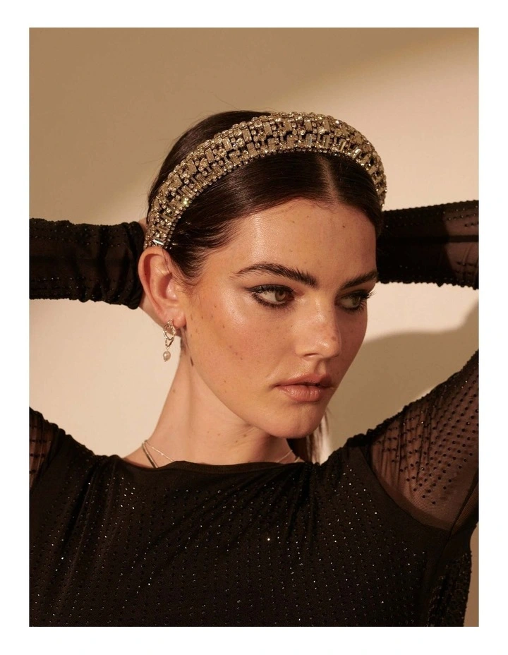 Audie Diamante Embellished Headband image 4