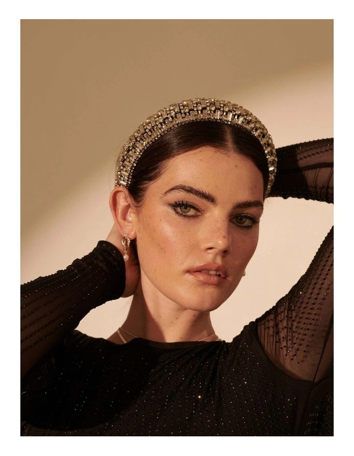 Audie Diamante Embellished Headband image 5
