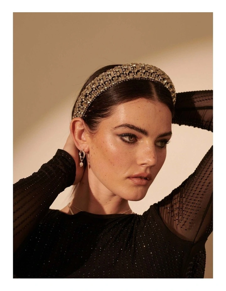Audie Diamante Embellished Headband image 6