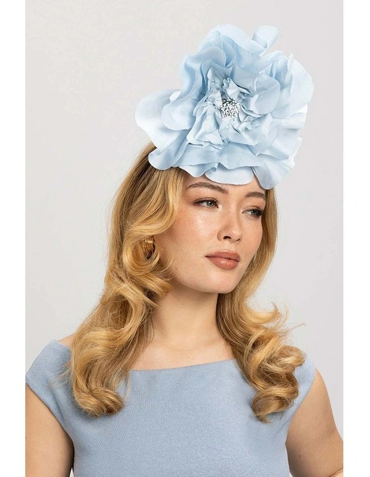 Cindy Fascinator in Pale Blue image 1