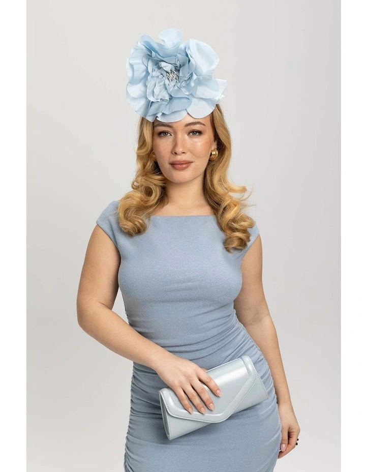 Cindy Fascinator in Pale Blue image 4