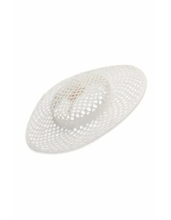 Cassy Racewear Boater in White