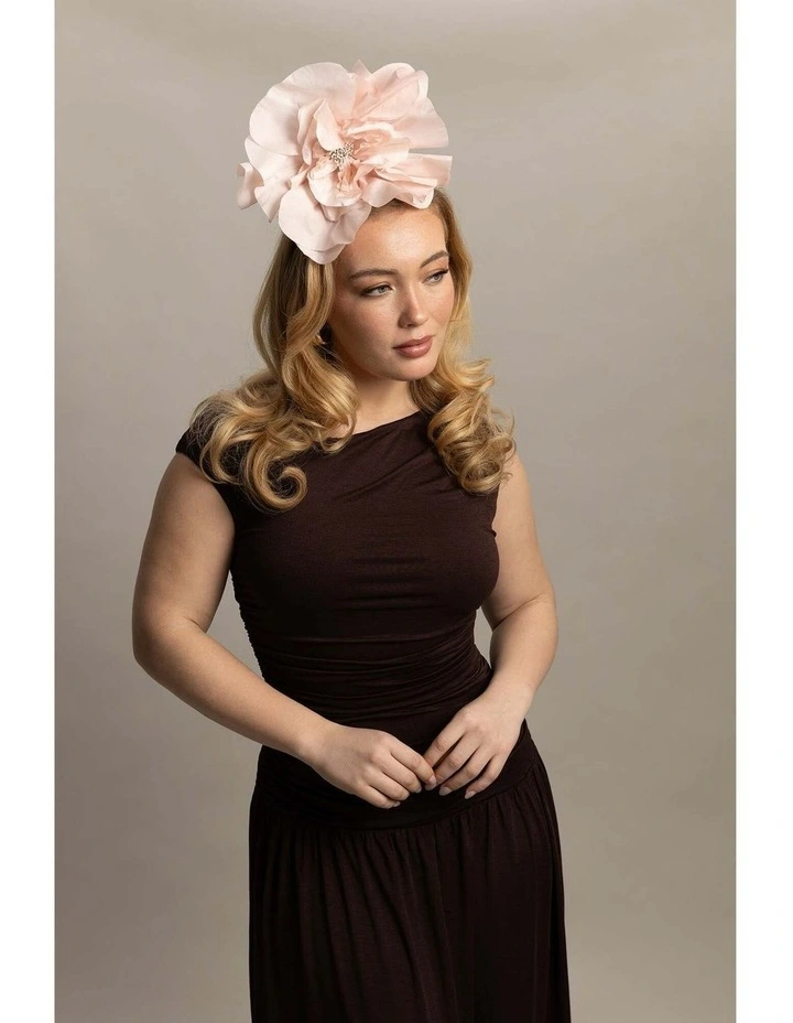 Cindy Fascinator in Pale Pink image 3