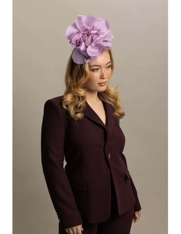 Cindy Fascinator in Lilac Purple image 1