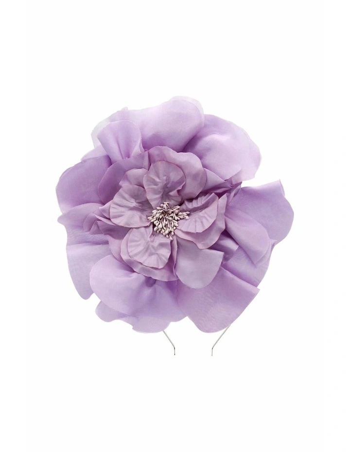 Cindy Fascinator in Lilac Purple image 2