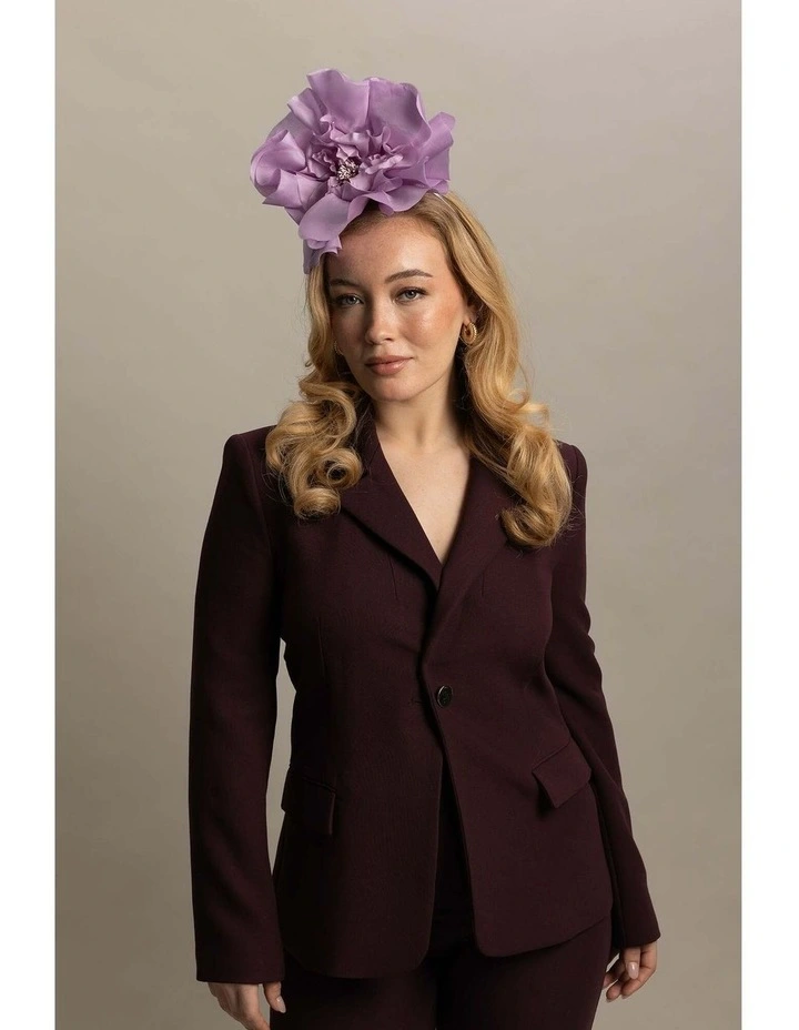 Cindy Fascinator in Lilac Purple image 4