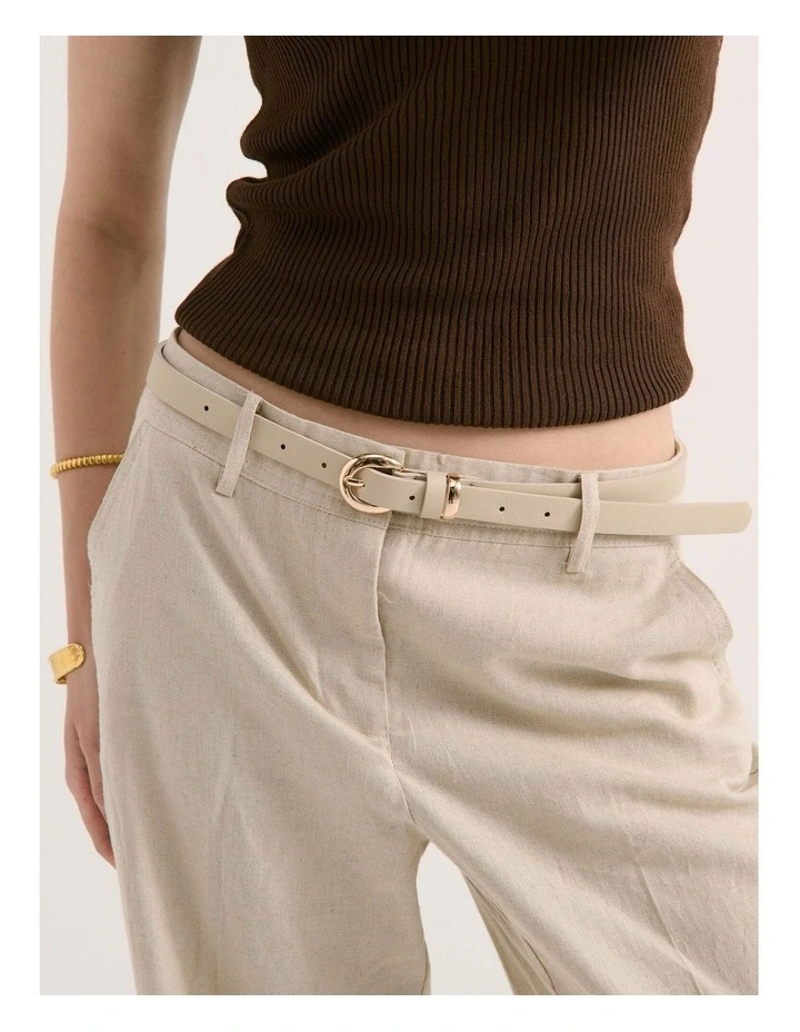 Paloma Thin Belt - Stone image 2