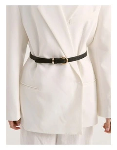 Paloma Thin Belt - Black