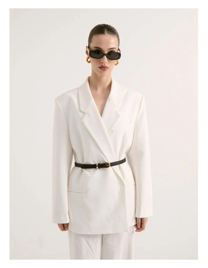 Paloma Thin Belt - Black image 5