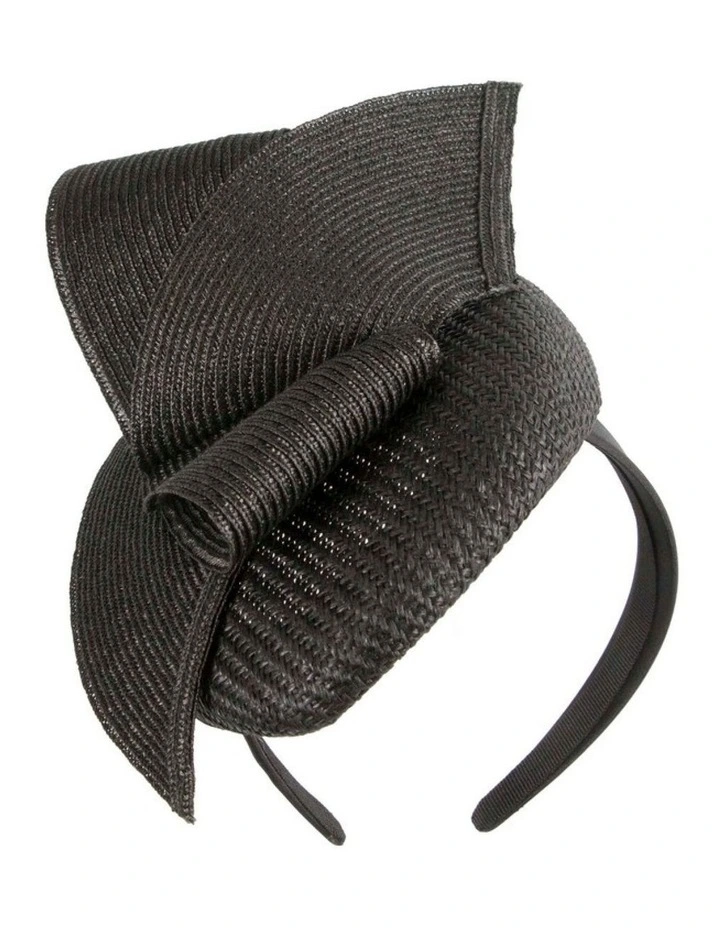 Black pillbox fascinator by Fillies Collection S324B image 1